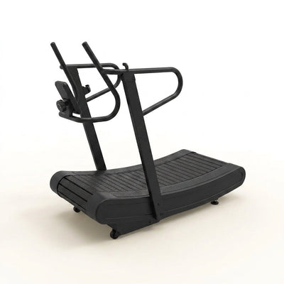 Manual Curved Treadmill Designed for HIIT Training, Self-Powered, 4 Resistance Levels, 440 lb Capacity