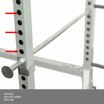 BD-11 Heavy Duty Power Rack/Squat Rack W/Chrome Pull up Bar and Power Cage Bundle Optins for a Complete Weightlifting Home Gym (BD-11 Power Rack)