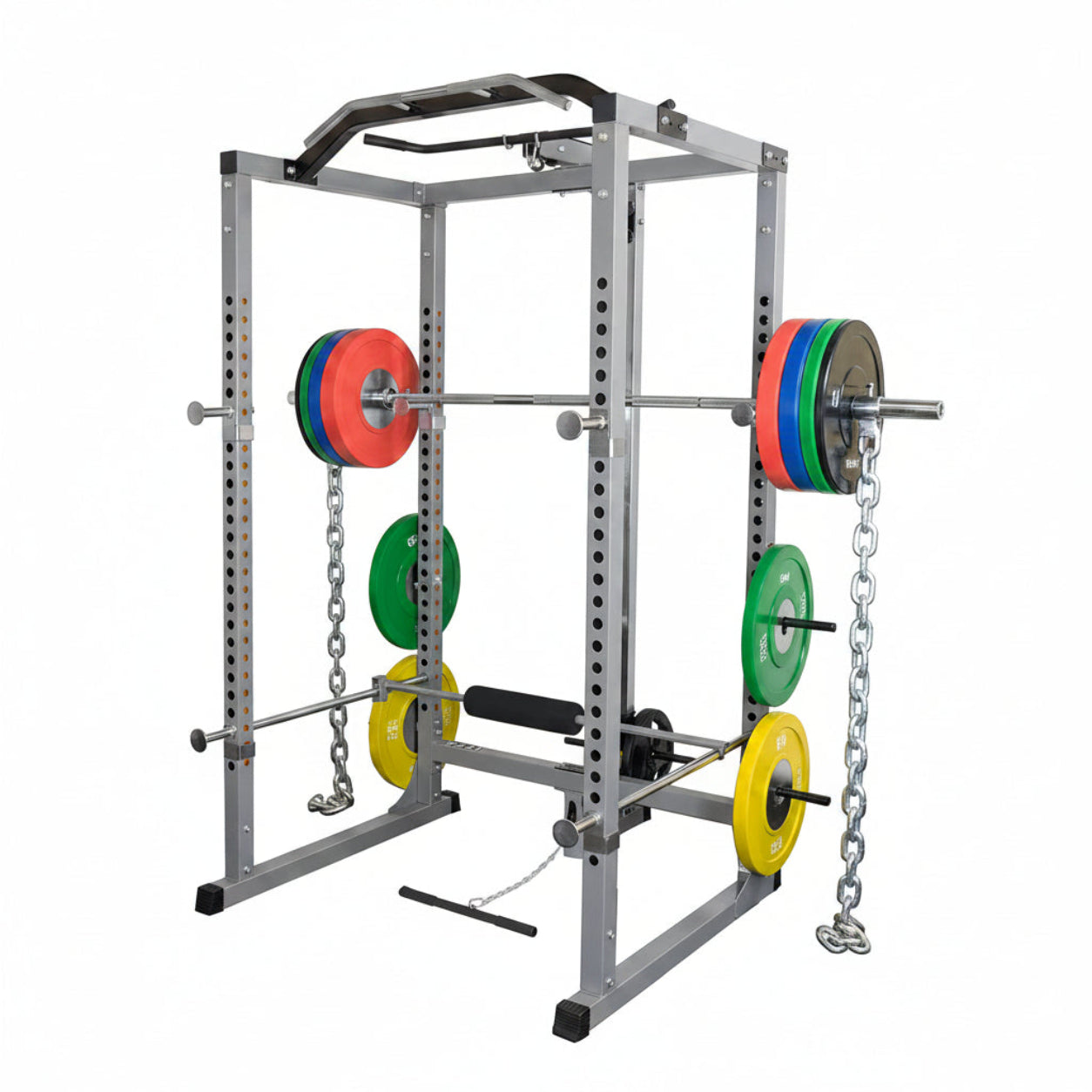 BD-11 Heavy Duty Power Rack/Squat Rack W/Chrome Pull up Bar and Power Cage Bundle Optins for a Complete Weightlifting Home Gym (BD-11 Power Rack)
