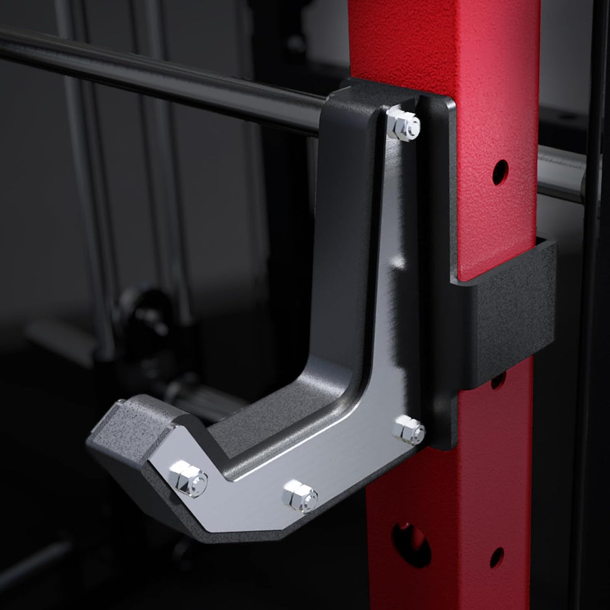 M2 3D Smith Machine with Steel Weight Stack, 60X60Mm Power Cage | All-In-One 286Lbs Weight Stack, Cable Crossover, 2000Lbs Capacity Power Cage