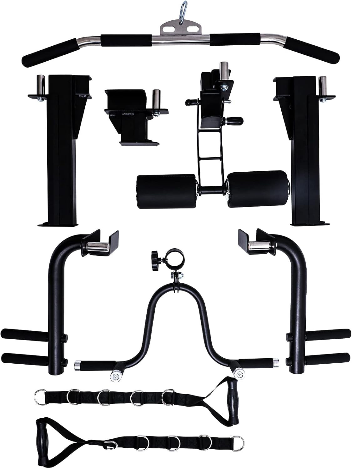 3059 Plate Loaded Smith Machine Home Gym Cable System | Solo Training Power Rack. 2.5Mm Steel Frame, 1000Lb Capacity, Linear Bearings. Fits 8Ft Ceilings, Wood Crate Shipped.