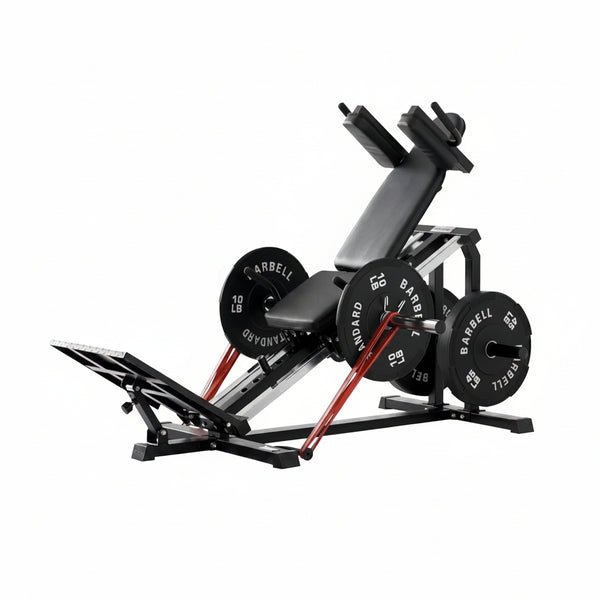 Compact Leg Sled Machine, Leg Press Machine Capacity 1000Lbs, Hack Squat Machine Combo, Calf Raise Home Gym