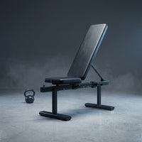 Adjustable Weight Bench, Foldable Workout Bench for Home Gym Use, Weight Bench with 881 LBS Weight Capacity-Black — Studio Shot