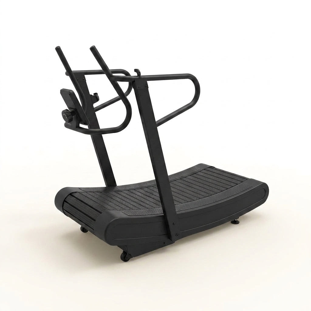 Manual Curved Treadmill Designed for HIIT Training, Self-Powered, 4 Resistance Levels, 440 lb Capacity — Studio Shot