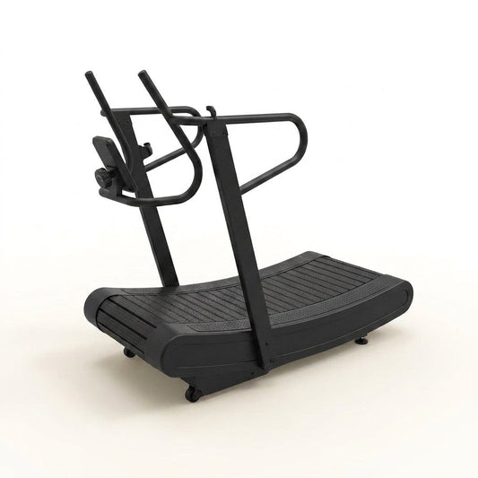 Manual Curved Treadmill Designed for HIIT Training, Self-Powered, 4 Resistance Levels, 440 lb Capacity — Studio Shot