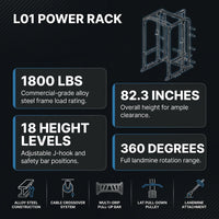 Power Rack Power Cage Multi-Function Squat Rack with Cable Crossover System Selectable More Training Attachment Power Rack for Garage & Home Gym — Results & Stats