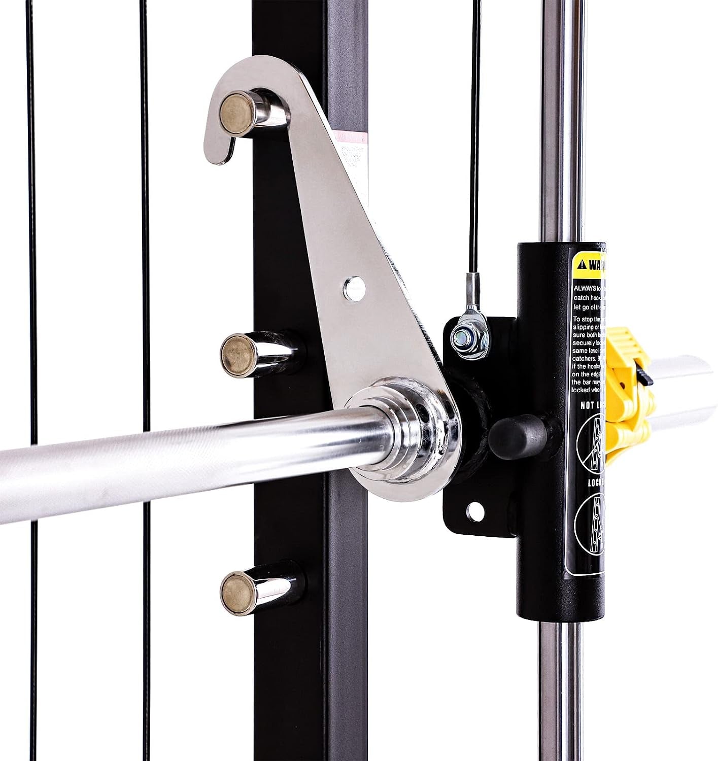 3059 Plate Loaded Smith Machine Home Gym Cable System | Solo Training Power Rack. 2.5Mm Steel Frame, 1000Lb Capacity, Linear Bearings. Fits 8Ft Ceilings, Wood Crate Shipped.
