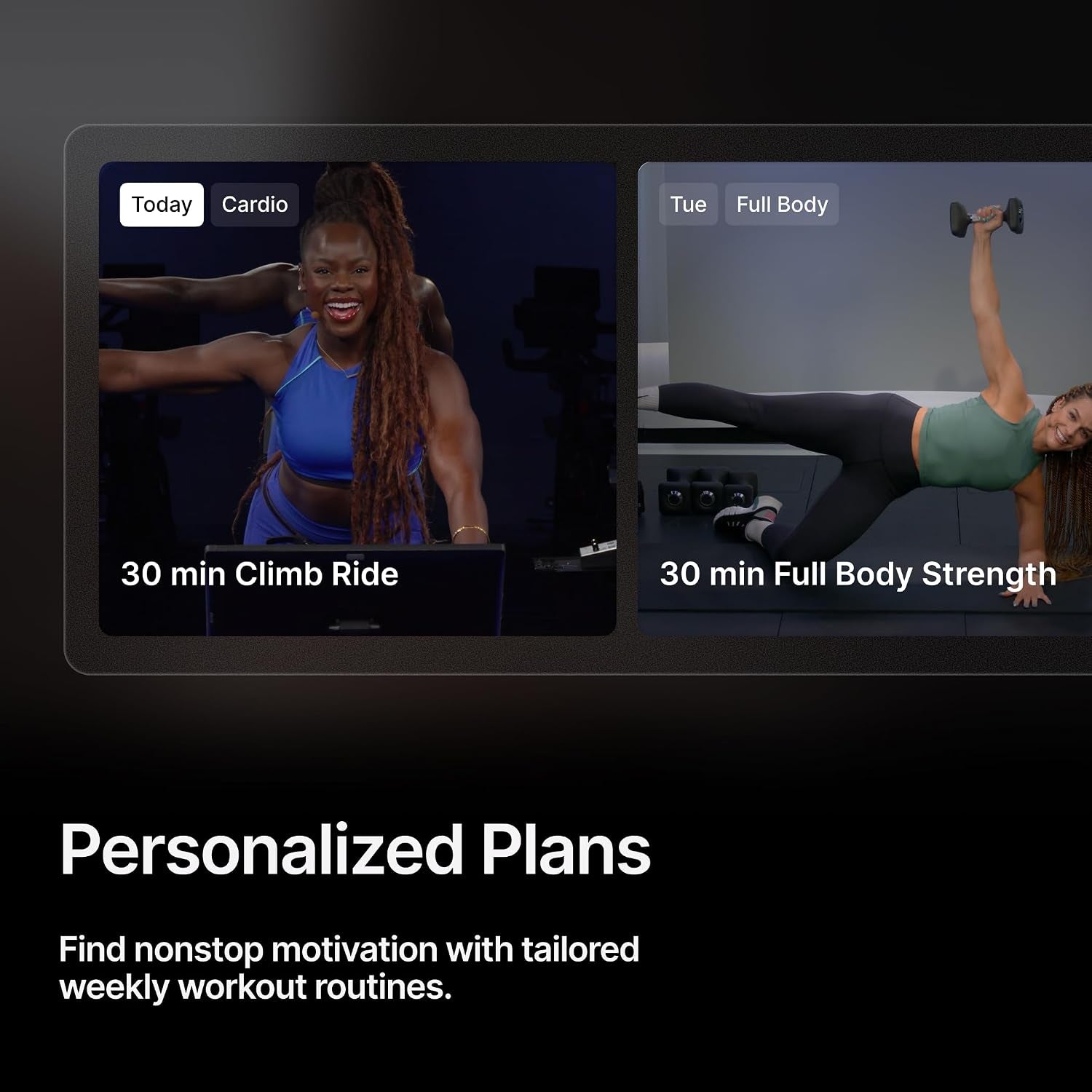 Peloton Exercise Bikes, Indoor Stationery Cross Training Bikes for Home Highlights: HD Swivel Screen, Space-Friendly Exercise Equipment for Home Workouts, Cardio Fitness, Yoga & Strength Routines